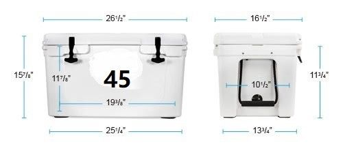 45L Ice Box Molds Aluminium CNC Soild Billet Rotational Molding Mould