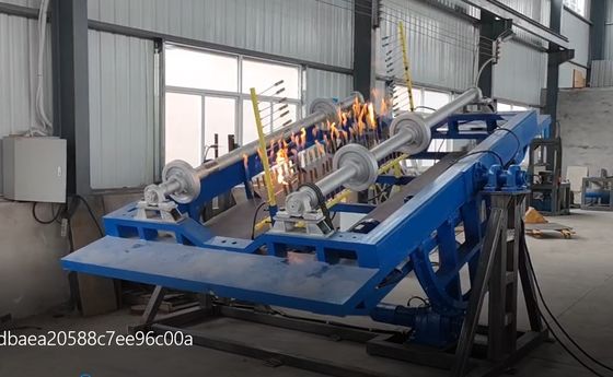 LDPE Open Flame Rock And Roll Machine Plastic Rotomolding Machine For Water Tank 1320 Gallon
