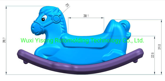 Rocking Horse Aluminum Rotational Molds Toys Mold Childrens