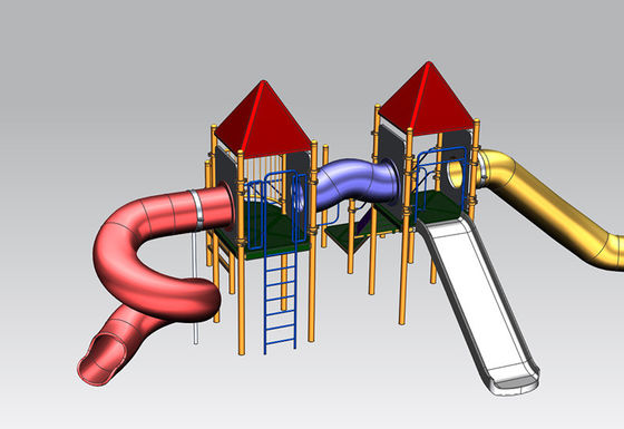 Tube Slide Playground Rotomoulding Mould Plastic OEM Size