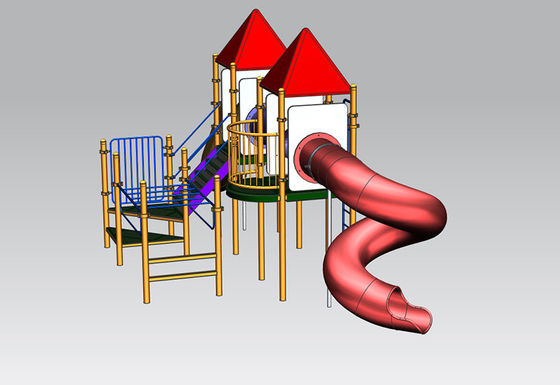 Tube Slide Playground Rotomoulding Mould Plastic OEM Size
