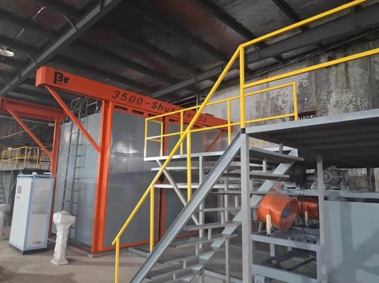Rotational Shuttle Rotomolding Machine Oven  3.5m