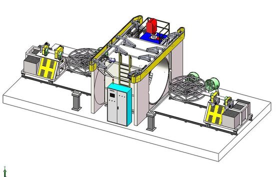 2.5m Oven Shuttle Rotational Moulding Machine For Water Tank