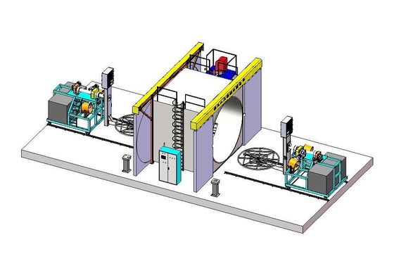 4000mm Shuttle Rotational Moulding Machine Equipment