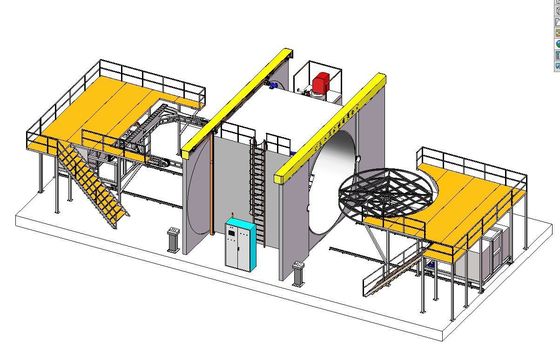 4.5m Oven Shuttle Type Rotomoulding Machine
