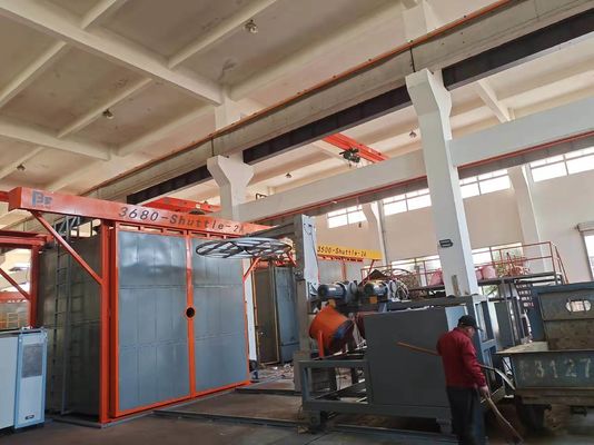 4.5m Oven Shuttle Type Rotomoulding Machine