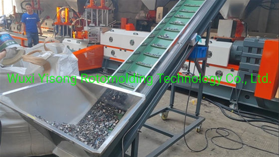 Recycled PP PE Plastic Recycling Pelletizing Machine Polyethylene Pelletizer