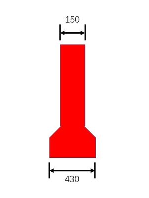 Rotational Moulding Products Road Barrier（RED） 600x600