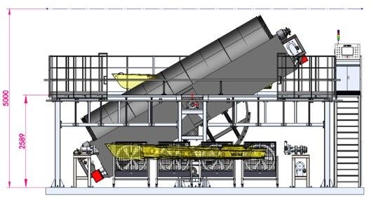 Boat Rock And Roll Rotomoulding Machine Manufacturers Oven