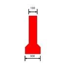 Rotational Roto Molded Products Road Barrier 1350x750mm 3 Holes