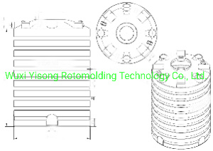 Vertical Water Tank Mould 3500L 3000L 1500L 8