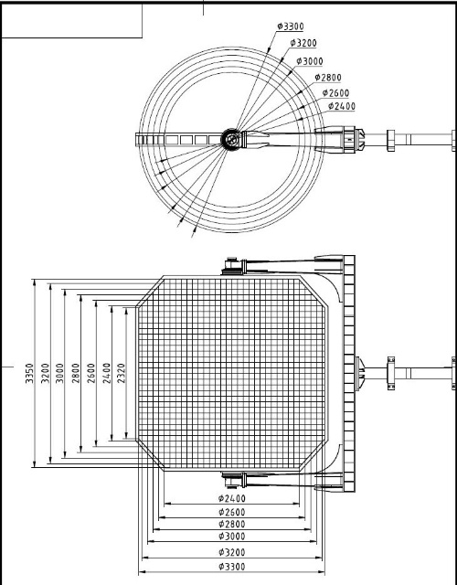4.5m Oven Rotomoulding Shuttle Machine